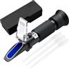 Proster Rifrattometro per Vino con Scala Brix 0-40% e Alcol 0-25%, Rifrattometro Ottico Portatile con ATC per Mosto D'uva - Misuratore Brix per Enologia Domestica Fai da Te