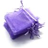 OLILLY - 100 sacchetti in organza, 7 x 9 cm, colore viola chiaro, ideali per matrimoni, battesimi, regali, lavanda, gioielli (viola chiaro)