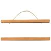 Bebykilemi Cornice in Legno di Teak Magnetica Fai-da-Te per Foto e Quadri, Appendiabiti da Parete 51 cm, Esposizione Naturale per Dipinti a Scorrimento per Soggiorno, Camera da Letto, Cucina, Ufficio