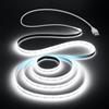 Aclorol Striscia LED USB COB Led Strip Lights 5V Luce diurna Bianco Freddo 6000K 3.28FT 320LED TV Flessibile Luci Led Alimentazione USB 1M per Sotto Armadio Cucina Soggiorno Scaffalature o Display