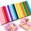 QinyOulhause 100 Fogli di Carta Velina Colorata, Carta velina colorata, Carta di Velina da Imballaggio, 20 colori assortiti, per Confezioni Regalo, Riempitivi per Scatole, 50×35cm