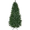 HOMCOM Albero di Natale 180cm Artificiale Pieghevole con 724 Rami Verde | Base Rimovibile, in PVC e Metallo