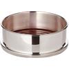 EDZARD Sottobicchiere Derby (H 5 cm, Ø 13 cm) | sottobottiglia da tavola, placcato in argento spesso, fondo in legno, sottobicchieri eleganti, per bicchieri e bottiglie