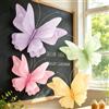 SUNBEAUTY 4 pezzi 3D farfalla decorazione con clip di carta farfalle decorazioni colorate farfalle volanti per feste in giardino, decorazione per il compleanno dei bambini, decorazione da tavolo per
