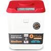 Kitchen Safe - Contenitore con timer, richiudibile (Red Lid + White Base)