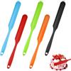 Minshulan Trading 5 Pezzi Spatole in Silicone per Barattoli, 24 cm per Piccoli Contenitori