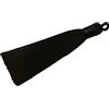 Wambere 10 ciondoli a nappa, 8 cm, con nappe colorate, per creare orecchini, borse, segnalibri, accessori fai da te, colore nero