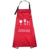 CHUER Grembiule da Cucina Impermeabile con 2 Tasche, Grembiule da Ristorante BBQ Bar Chef Cucina, Regolabile Grembiuli con Tasche Chef di Cucina, Gembiule Cucina Uomo Donna Nero