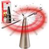 PATTLER® Scaccia Mosche da Tavolo Ricaricabile - Nero | Repellente per Zanzare, Vespe e Mosche - Interno/Esterno | Terrazza, Giardino, Campeggio - Ventilatore Anti Insetti - 1 Pezzo