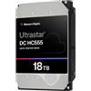 Western Digital Ultrastar DC HC555 disco rigido interno 18 TB 7200 Giri/min 512 MB 3.5" Serial ATA III [0B48723]