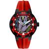 Nubeo Orologio da uomo 50 mm Mariner automatico Star Trek Live Long & Prosper Limited Edition con cinturino in silicone NB-6122, Rosso Vulcaniano, Cinturino