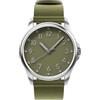 mudita Radiant - Orologio svizzero per uomo e donna, automatico, impermeabile, minimalista, movimento Sellita SW200, impermeabile fino a 10 ATM, verde muschio/verde muschio, 32 mm
