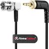 Alvin's Cables Cavo timecode TRS da 3,5 mm a BNC per Canon C70 per Sony F55 FX9, Zaxcom, Zoom F4 | F8| F8n da Deity Tentacle Sync Timecode Generator Box 50 cm | 19,7 pollici