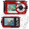 Comius Sharp Macchina Fotografica Subcquea, Comius Sharp Fotocamera Subacquea Digitale 10FT 30MP Photo FHD Video 16X Digital Zoom con Scheda di Memoria da 32G per Selfie Subacquei, Immersione, Nuoto