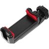 GATHINESS Clip per Telefono Attacco Cold Shoe, Plastico Nero