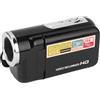 Plyisty Videocamera Digitale, Videocamera da 2 Pollici da 2 Pollici da 16 MP 1080p, Zoom 16x e Microfono Esterno, Registrazione a Loop, Timestamp, Pausa, per PC, Supporto per Treppiedi (Black)
