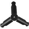 SKISUNO Mini Treppiede per Smartphone e Camera Filettatura 3/4 Pollice | Abs Nero, Design Compatto Antiscivolo, Peso Supportato 0, 5-1kg per Uso Micro e Outdoor