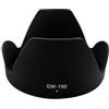 JYC Ew-78E Paraluce Per Canon 7D 15-85Mm F/3.5-5.6 Is Usm, Nero