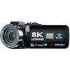 CSDASW Videocamera Videocamere Ultra HD 8K, videocamera for streaming da 48 MP digitale touch screen 3,0 Leggero(With Full set)
