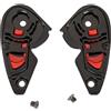 THOANBY 1 paio di visiere di montaggio piastra di base fissa lente staffa supporto per QIKE 111 casco accessori stabile e sicura vista durante il viaggio e