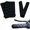 Mikiuly Coprimanopole Moto,Manopole Riscaldate Moto,Copertura Universale Termorestringente per Manopole Originali e Comandi Riscaldati,2 Paia Coprimanopole Moto Copertura+2 Paia Protezione Freno Motocicletta