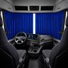 Generisch Tende per parabrezza per camion, 2 pezzi, adatte per DAF MAN Scania Volvo Mercedes Renault Iveco (blu e nero)
