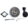 D'ANGELO 1988 Kit Ruotino di Scorta 15 compatibile con Pegeuto 208, Citroen C3 con Cric, Chiave e Sacca