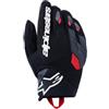 Alpinestars Durack Guanti da motocicletta, nero/grigio/rosso, XL