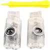 Flydida 2 pezzi porta auto LED luce logo proiettore illuminazione entry-level accessori Mercedes compatibile con classe R W215, classe ML W164 2005-2010, classe GL X164 2006-2011