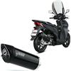 MIVV scarico mover inox nero compatibile con honda sh 300 2015 2016 2017 2018 2019 2020