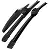 WEFOLCC Lame Di Ricambio Per Smart Per Fortwo 450 1998-2007 2002 2003 2004 2005 1set Anteriore E Posteriore Spazzole Tergicristallo Parabrezza Tergicristalli Accessori