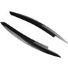 WEFOLEN Per VW Per Golf 6 MK6 2008 2009 2010 2011 2012 2 Pezzi Palpebre Fari Lampada Sopracciglio Coprifaro Sopracciglio Copri Faro Lente(Carbon fiber color)