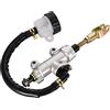 GOOFIT Pompa Freno Posteriore Cilindro Minimoto con Tappo Serbatoio sostituzione per CB400 CBR250 CBR400CB-1 50cc 70cc 90cc 110cc 125cc Pit Bike Scooter Ciclomotore ATV Quad Argento