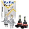 ROADSUN Fari LED 3570 CSP ad alta luminosità, 120W 20000LM Fari LED per auto destrorse, 12V 6000K Bianco, Abblaglianti And Anabbaglianti H4, Fendinebbia H11, For Fiat Panda 2003-2019 2020 2021 2022
