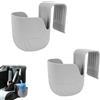YOUZMY 2 pezzi portabevande per seggiolino auto, portabicchieri universale, portabicchieri auto, portabicchieri per seggiolino, sedia a rotelle e auto, colore grigio