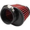 LEIFEIS Filtro Aria Per Auto 51/55/60mm Filtro Aria Universale Motore Auto Moto Aspirazione Aria Accessori Modificati Testa A Fungo Filte(Red-60MM)