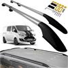 CHROMEMASTER | Compatibili con Ford Transit Custom Long 2013-2023 | Barre Trasversali da Tetto, Mancorrenti sul Tetto | Sono Utilizzate per il Montaggio di Portapacchi, Box da Tetto o Portabiciclette