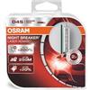 OSRAM XENARC NIGHT BREAKER LASER D4S, +200% di luce, bulbo HID allo xeno, lampada a scarica, 66440XNL-HCB, duo box (2 lampade)