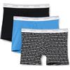 Calvin Klein Uomo Slip Boxer Confezione da 3 Balance con Fascia con Logo, Nero (Black), XL