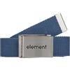 Element Lowcase Webbing Belt Cintura, Denim Scuro, Taglia Unica Uomo