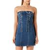 Pinko Goal Abito Denim con Stringhe