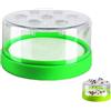 Generico Trappola Per Mosche Riutilizzabile E Non Elettrica (1pcs) | Sistema Di Cattura Meccanica a 7 Fori, Sicuro per Bambini E Animali Domestici, Atossico, Ecologico E Facile Da Pulire