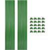 Rrlihjgu Supporto Piante Da Giardino | per Piante da Interno con Clip,Fiori Bastoni Regolabili, Clip Riutilizzabili Per Balcone Serra Cortile Paesaggistica