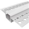 Parama Profilo da incasso per cartongesso slim 1mt in alluminio silver per striscia led