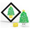 DONWEI Chiavetta USB da 64GB Design Albero di Natale
