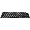 kwmobile Protezione Tastiera Russa Compatibile con Apple MacBook Pro 14 M5 2026 A3426 - Cover Tastiera Russo QWERTY - Copertina Silicone nero
