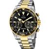 JAGUAR Smartwatch Ibrido Uomo Acciaio 316L - 20 ATM, Analogico, Controllo Musica, Contapassi, Notifiche Chiamate - J889/2