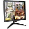 Cocar 17 Pollici CCTV Monitor, Sicurezza Monitor Schermo, Display LCD per Sistemi di Sicurezza Domestica Telecamera Sorveglianza STB PC, 1280x1024 Vesa Montaggio A Parete Altoparlante Integrato,