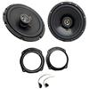 Sound Way Sound-way Kit Altoparlanti Auto 165mm con Adattatori Compatibile con Fiat Stilo, Bravo, Croma, Lancia Delta - 2 Vie 120W Max / 60W RMS - Cornici + Cavi Inclusi - KHP012
