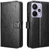 Ebzzliy Cover per Realme 15 Pro 5G, Antiurto Custodia, Pelle Premium-Nero | Pelle Premium Portafoglio Slot per Schede Chiusura Magnetica Case